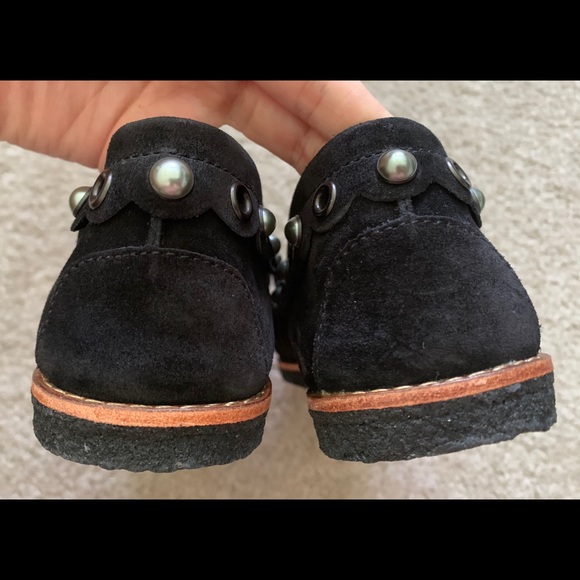 COACH Roccasin Embellished Glitter Suede Slip on - Picture 4 of 7